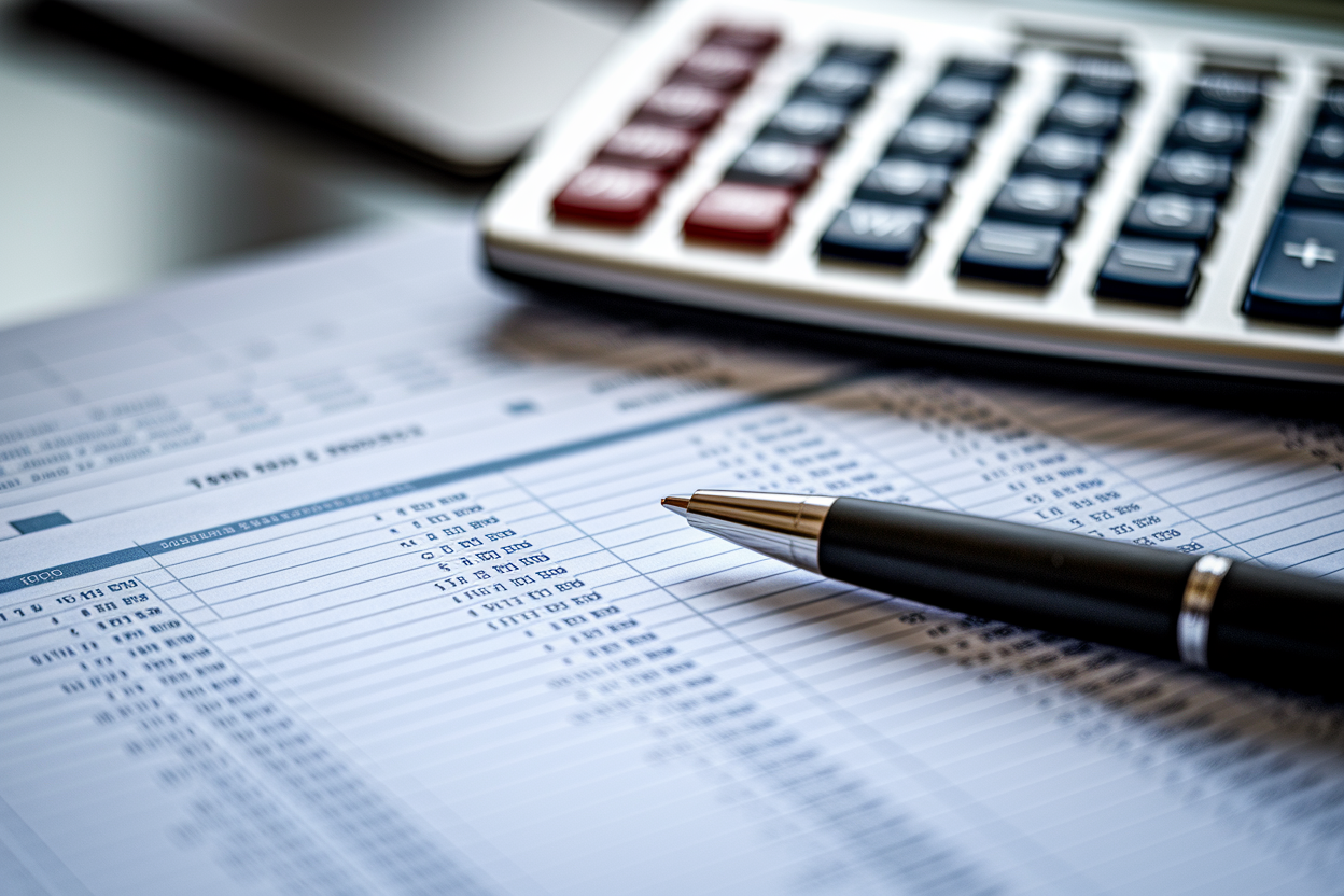 flou-rapport-fiscal-stylo-calculatrice