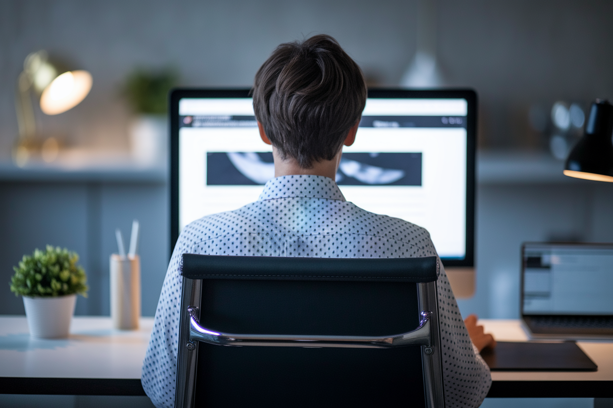 personne-dos-bureau-ordinateur
