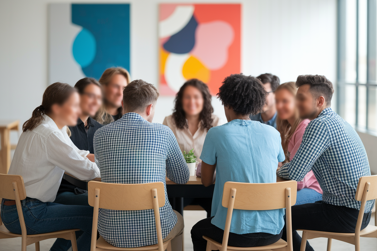 personnes-diverses-reunion-bureau-flou