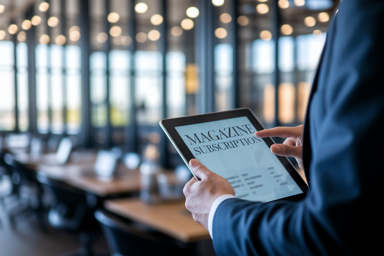 tablette-personne-affaires-bureau-flou